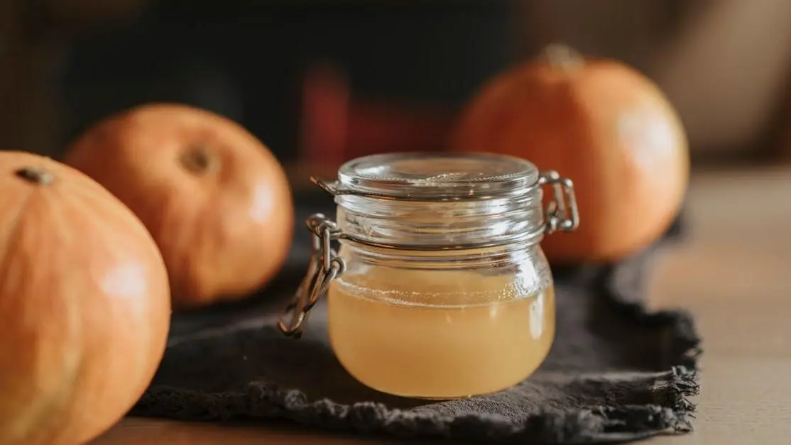 Jar of Apple Cider Vinegar for BV Treatment