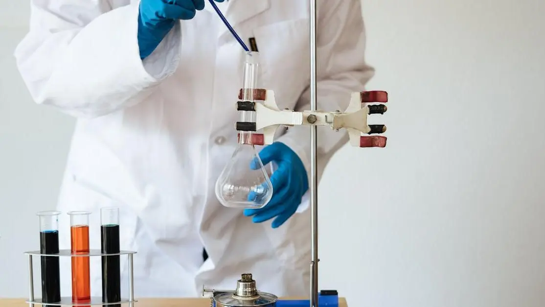 Scientist performing Diagnostic Tests for BV and Yeast Infections in laboratory