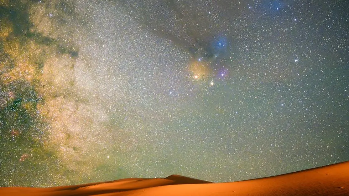 Desert scene at night illustrating Long-Term Effects of Chronic Night Sweats.