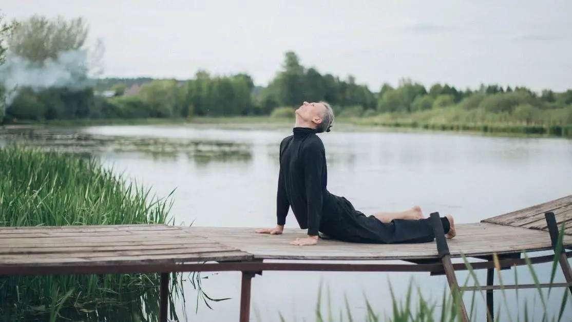 Woman Doing Yoga on Pier to Prevent Recurring BV